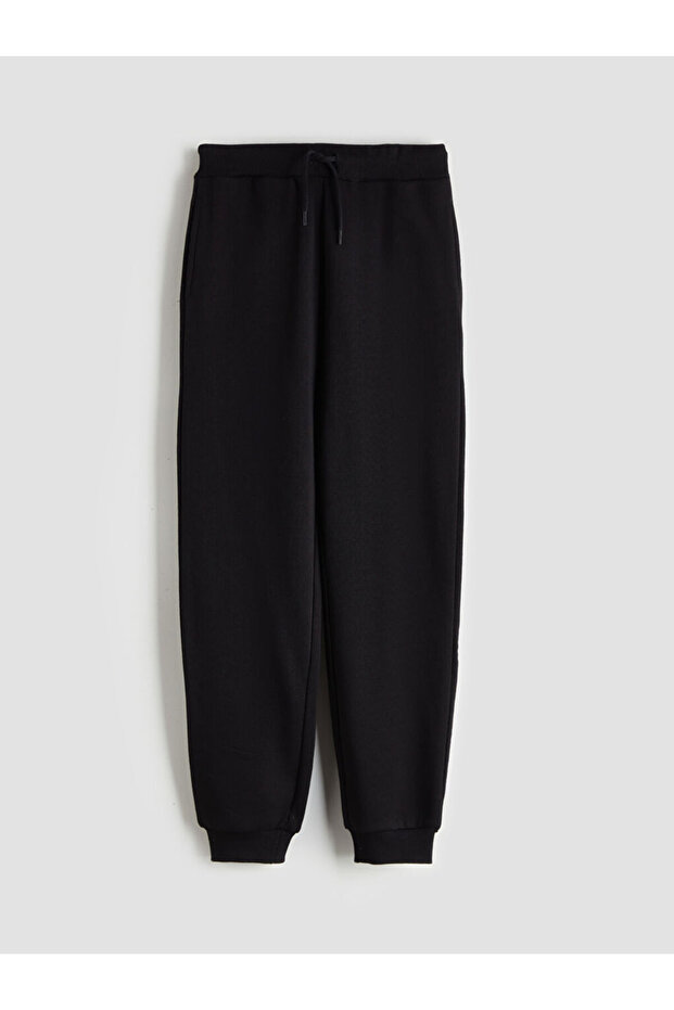 Stilinizi Bize Bırakın | Beli Lastikli Kız Çocuk Kalın Jogger Eşofman Altı - 2