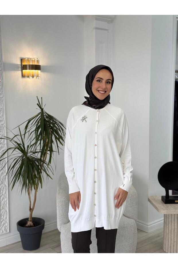 Yusufçuk Hırka Ekru 6283 - 6