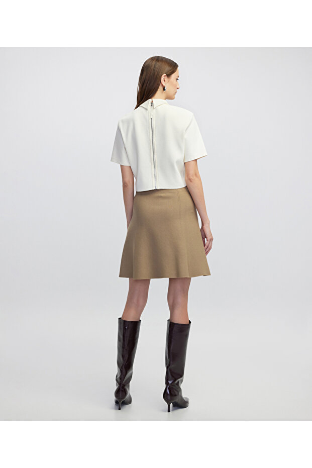 Triko mini etek - 7