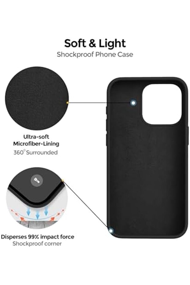 غطاء حماية لجهاز iPhone 15 Pro | سلسلة السيليكون السائل | بيج/ليموني فاتح - 8