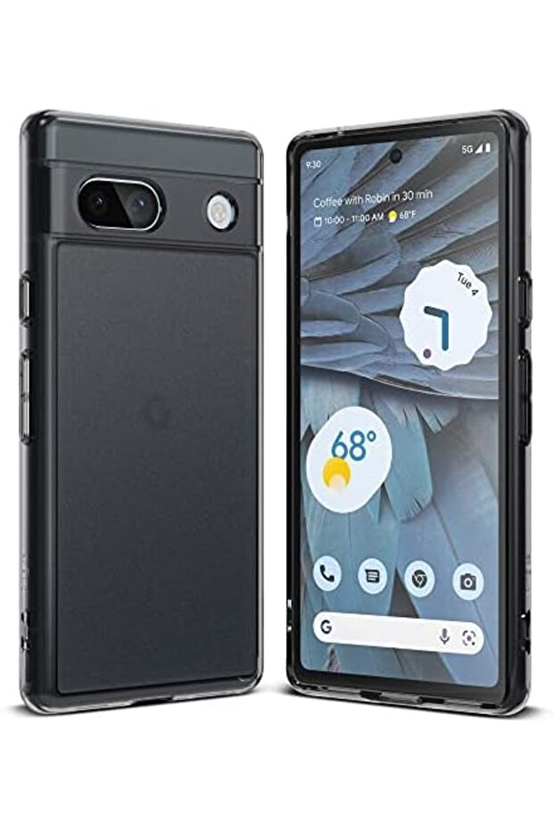 Google Pixel 7a Case Cover | Fusion Series | Matte Smoke Black