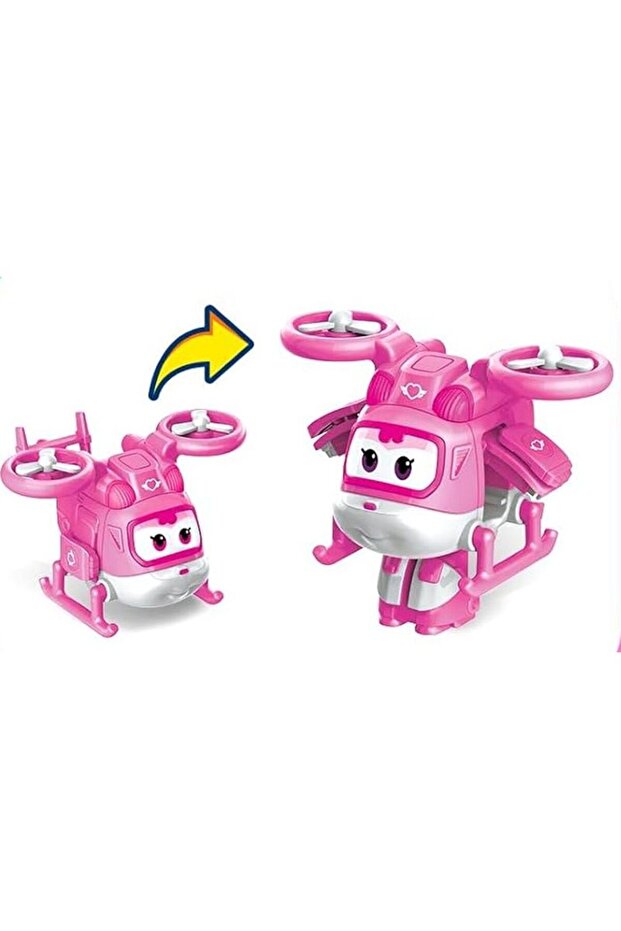 Avion transformabil Dizzy 5 cm Super Wings - 2