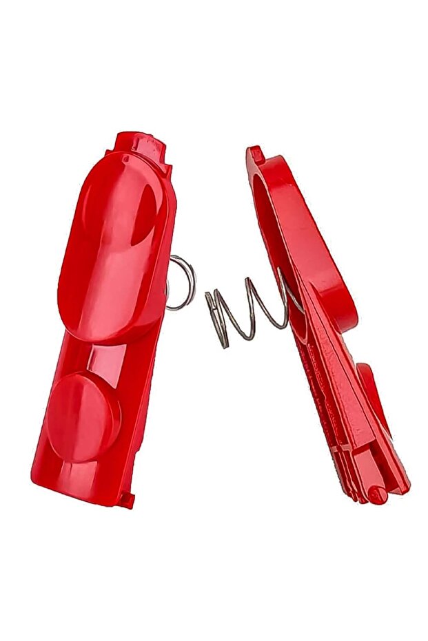 Set of 2 flaps with locking button compatible with Dyson vacuum cleaners model V7 V8 V10 V11 V12 V15 - 1