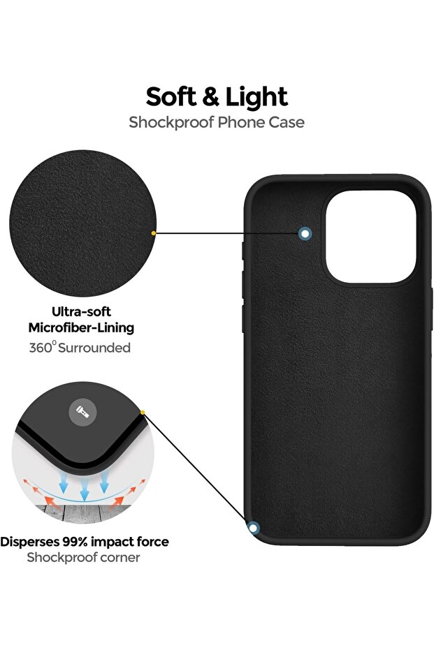 غطاء حماية لجهاز iPhone 15 Pro | سلسلة السيليكون السائل | بيج/ليموني فاتح - 7