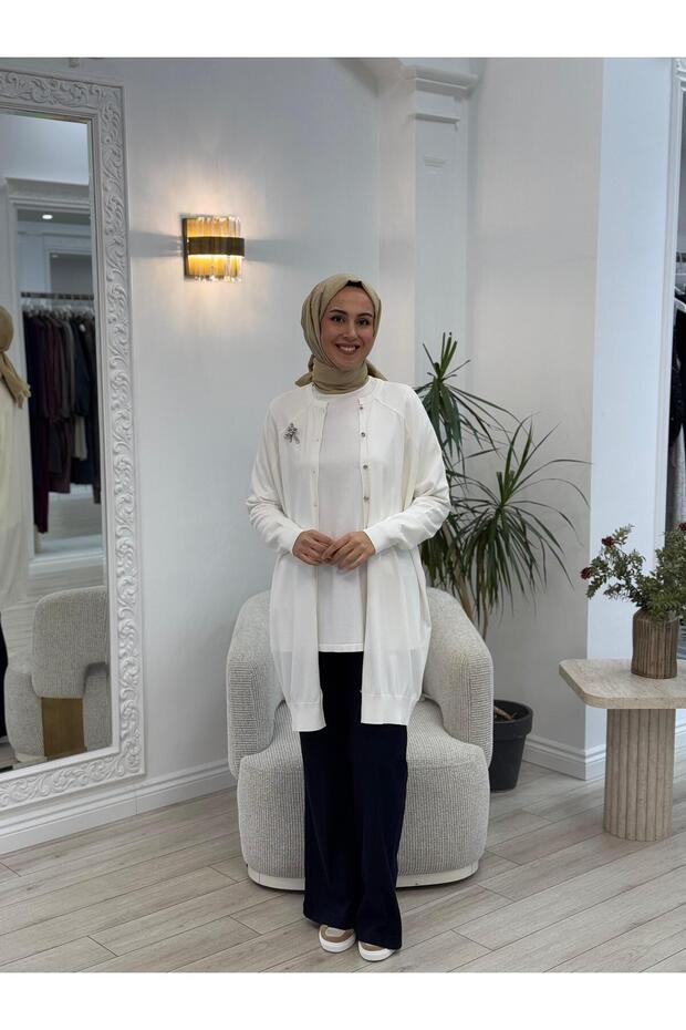 Yusufçuk Hırka Ekru 6283 - 4