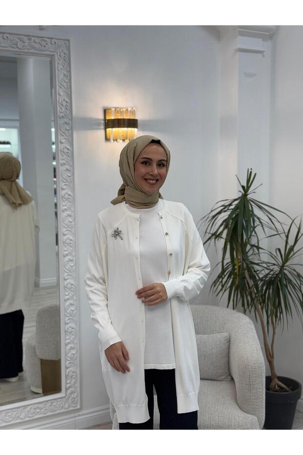 Yusufçuk Hırka Ekru 6283 - 2