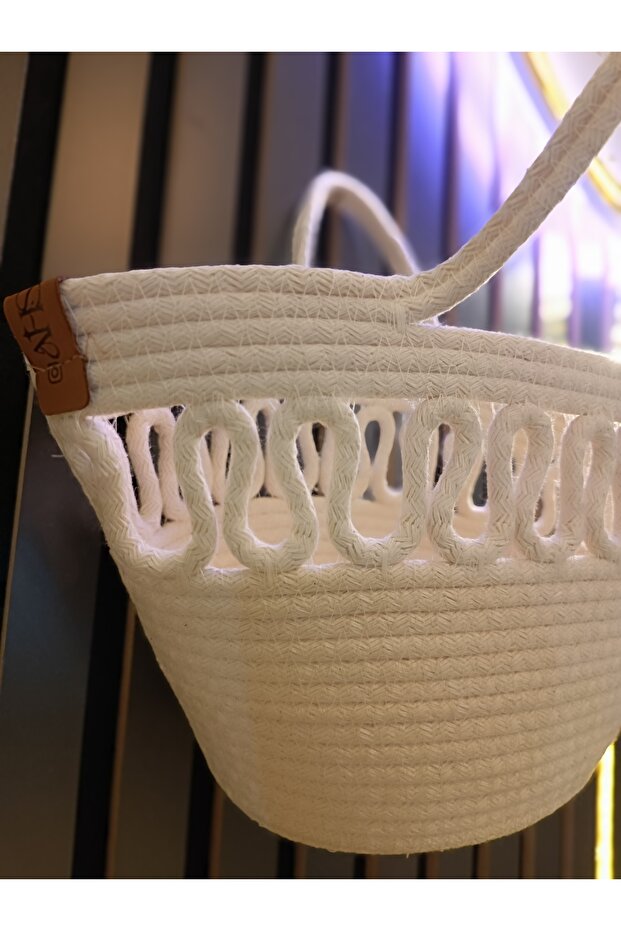 Minimalist Elegant Cute Handmade Knitted Design Tricot Hand Bag