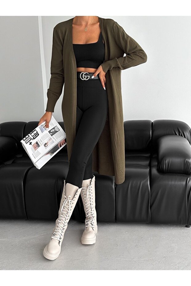 سترة نسائية أساسية طويلة - 6