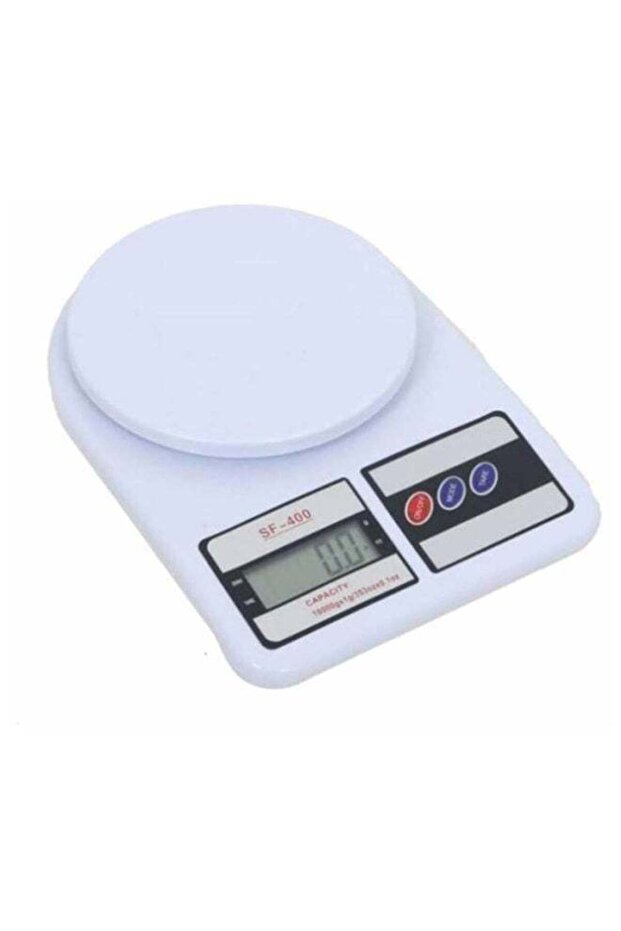 Digital Kitchen Scale, 10 Kg White/Black/Grey 9.6x2x7.2cm