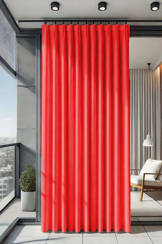 Waterproof Oxford Balcony Curtain Sunshade and Raincoat with Color and 250 cm Length Size Options
