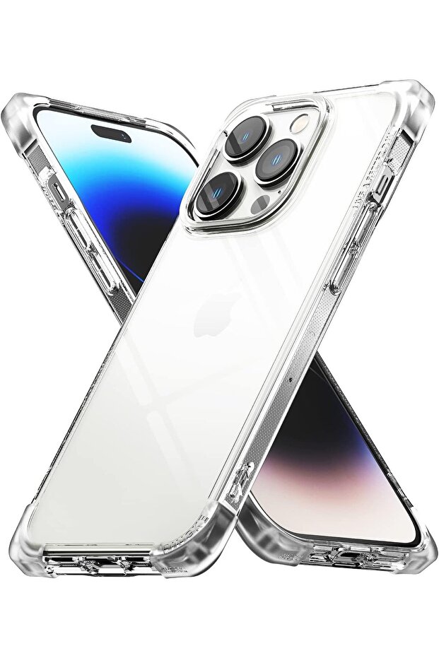 iPhone 14 Pro Max Case Cover| Fusion Bumper Series| Clear