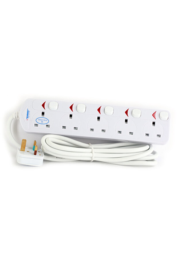 TERMINATOR 5 WAY EXTENSION SOCKET, 5M - 1