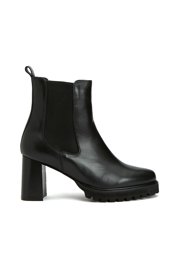 Siyah Kadın Deri Bot - 1