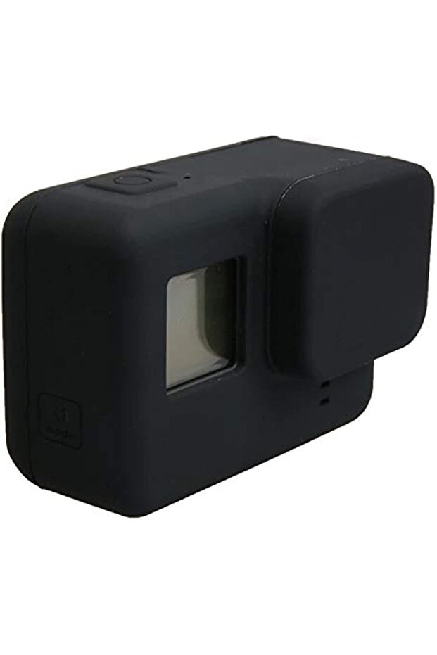 Protective Soft Silicone Case with Lens Cap Cover for GoPro Hero 5 Sports Action Camera Black