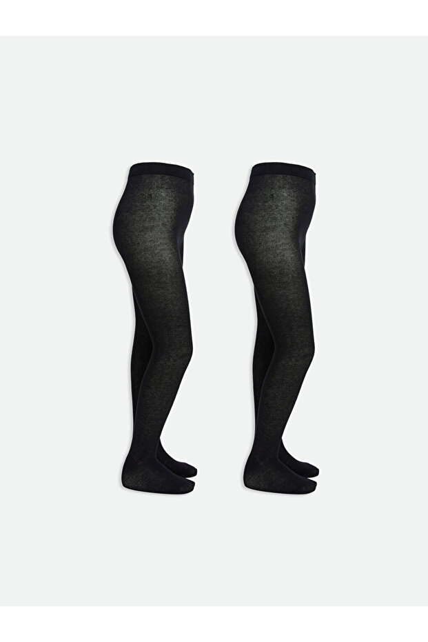 Блестящи селекции от Shining Store | Основни чорапогащи за момичета, 2 броя в пакет - 1