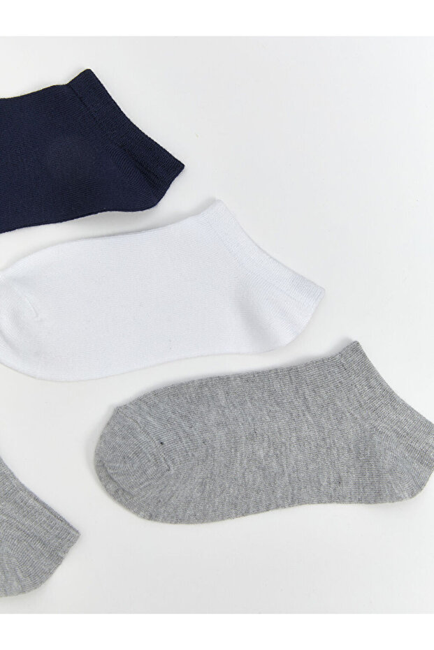 Create Your Style from Uzg Store |   Basic Boy's Booties Socks 5-Piece - 2