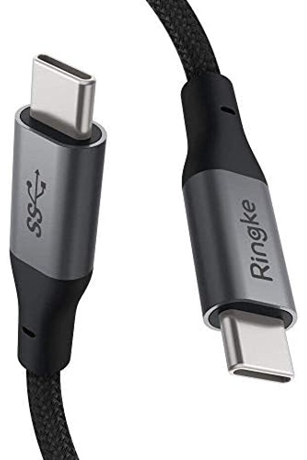 كابل USB من النوع C إلى C (4 أقدام) | أسود - 1