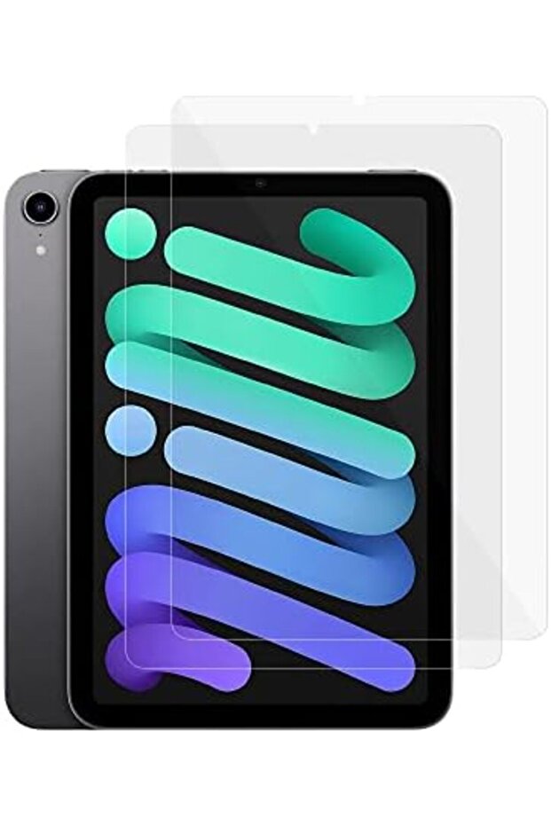Tempered Glass Screen Protector [2 Pack] For Compatible with iPad mini 7 (2024, A17 Pro) & Mini 6 (2021)