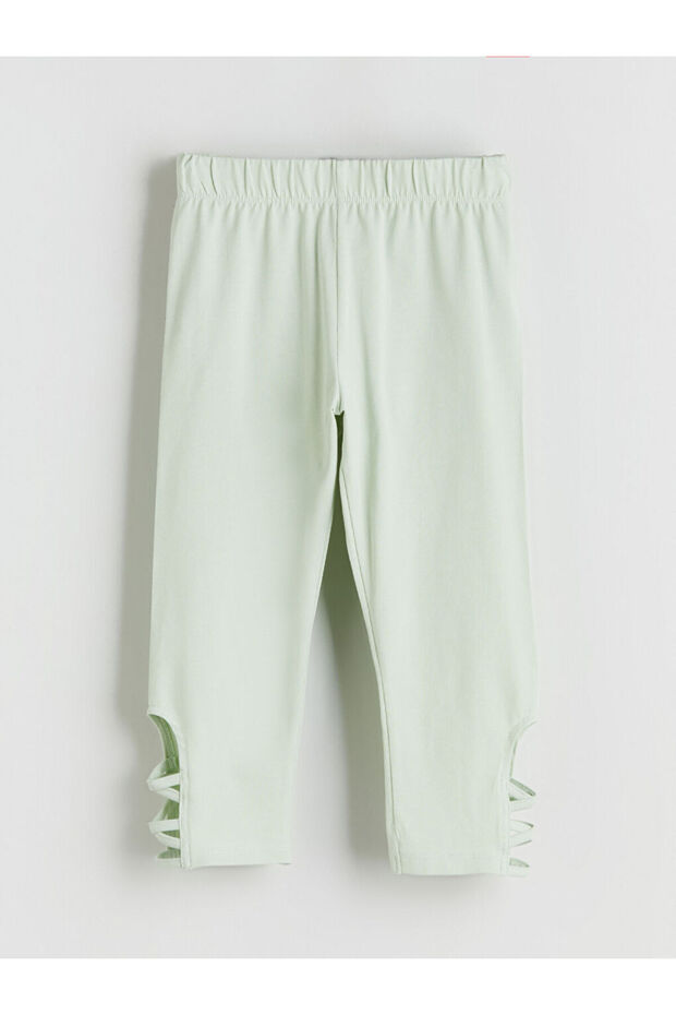 Create Your Style from Uzg Store |   3/4 Length Girls' Leggings with Elastic Waist - 1