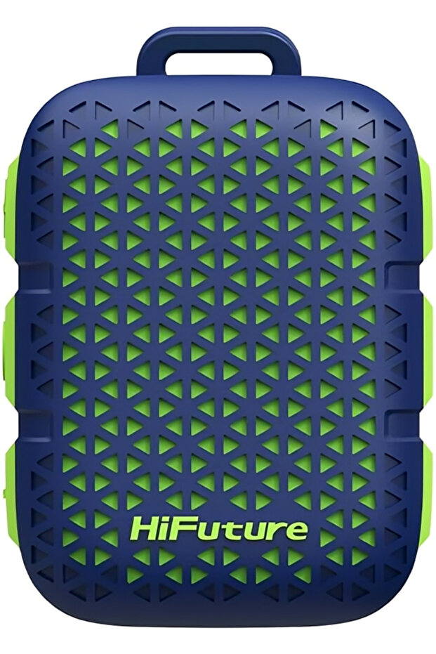 Pocket S Mini Portable & Wearable Speaker, 8hrs Playtime,, Magnetic Clip- Blue