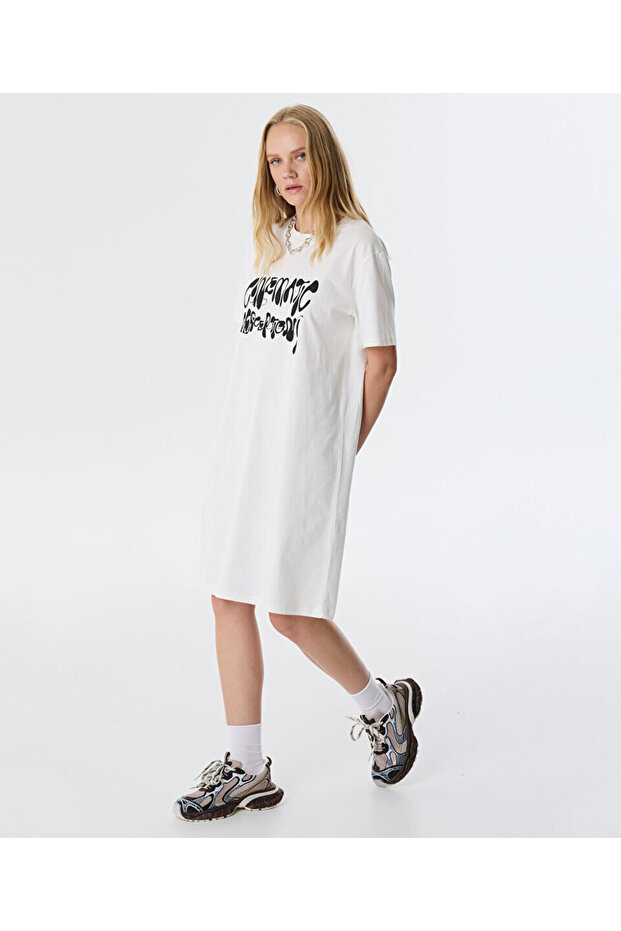 SLOGANLI PENYE ELBİSE - 2