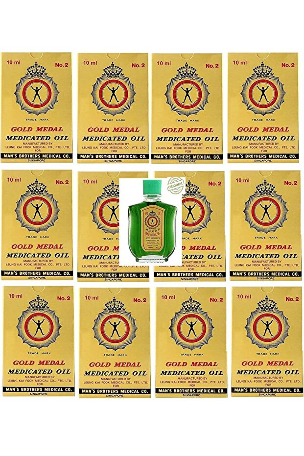 Branded Original Fresh Medicated Oil, 10ml Pack of 12
