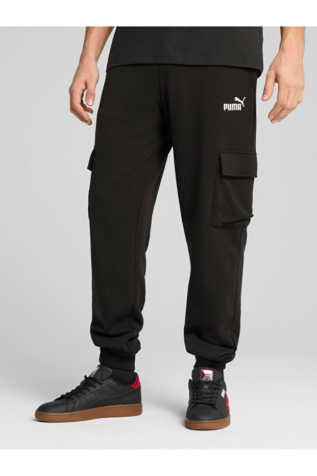 بنطال رياضي ESS No. 1 Logo Sweatpants TR cl - PUMA Bla - 1
