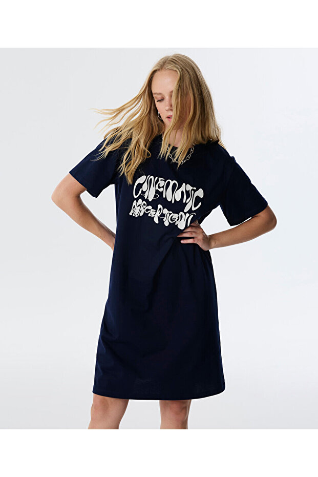 SLOGANLI PENYE ELBİSE - 2