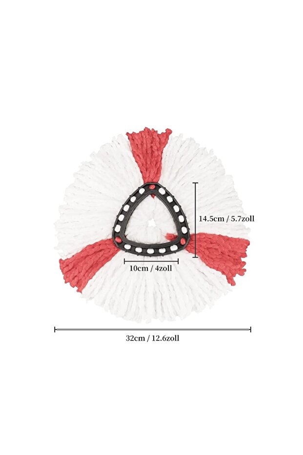 Set of 3 refills, compatible with the Easy Wring/ Turbo/ Ultraspin rotary mop - 3
