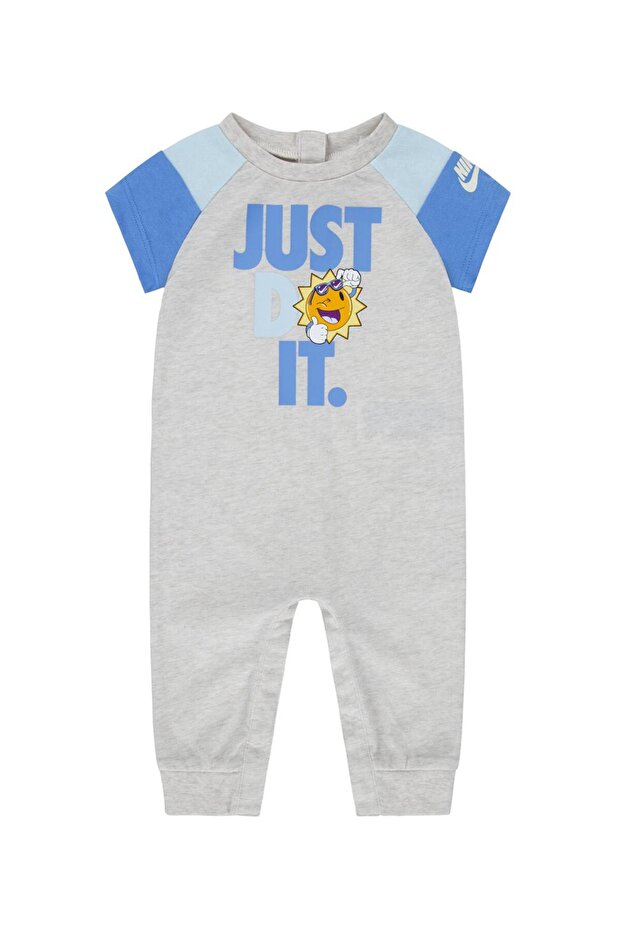 رومبر جرافيكي "افعلها فقط" - رمادي - 1