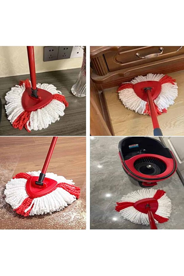 Set of 3 refills, compatible with the Easy Wring/ Turbo/ Ultraspin rotary mop - 2
