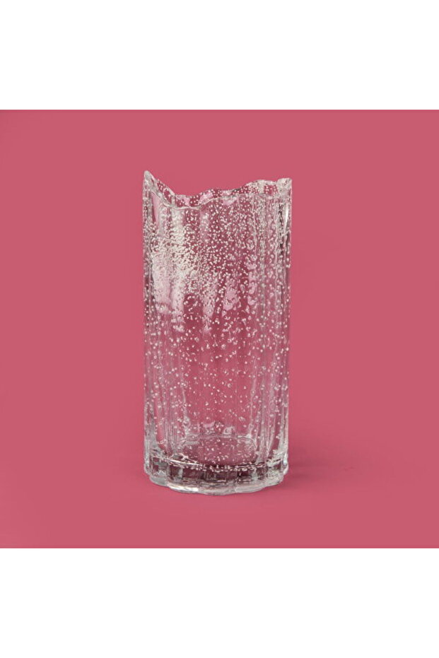 Deco Zen Vazo - Şeffaf - 12x25 cm - 2