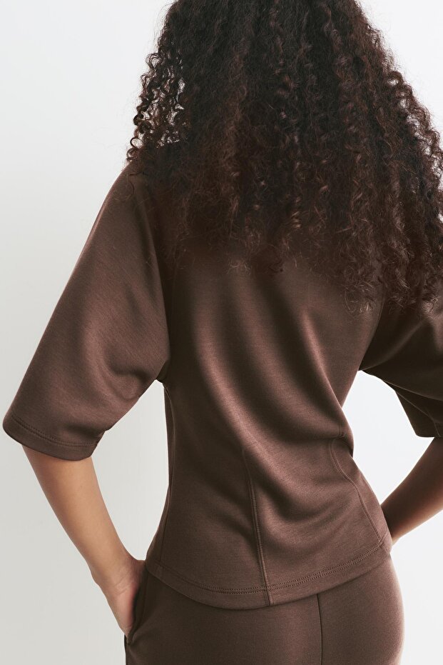 Kısa kollu sweatshirt - 3