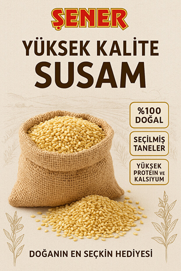 YÜKSEK KALİTE SUSAM 100 GR - 1