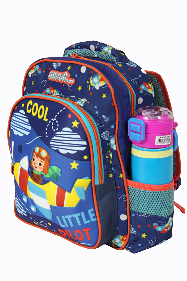 585003 Little Pilot Kindergarten Backpack-Navy Blue