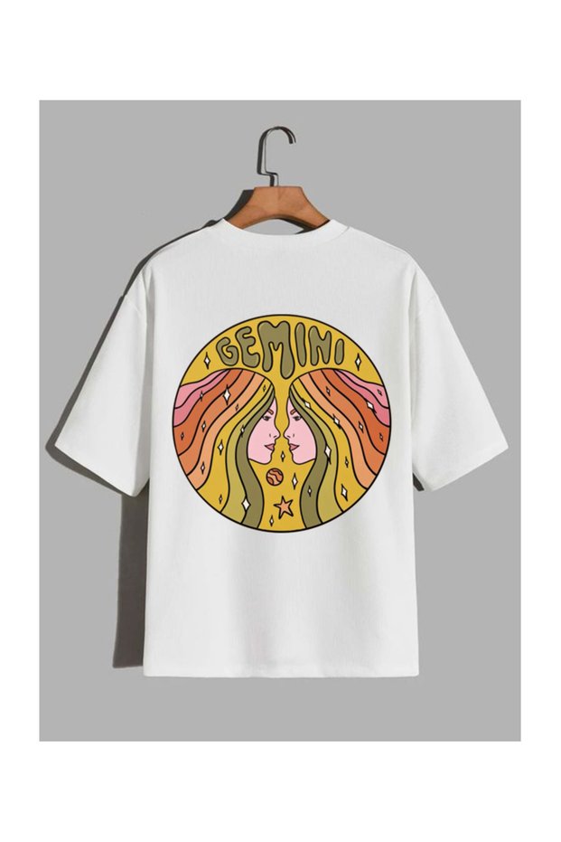 New Season Gemini Top Printed Cotton T-Shirt Sebesta Fashion