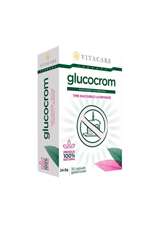 Glucocrom, VitaCare, 30 capsule - 2