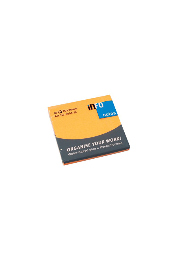Brilliant Sticky Notes, Orange - 1