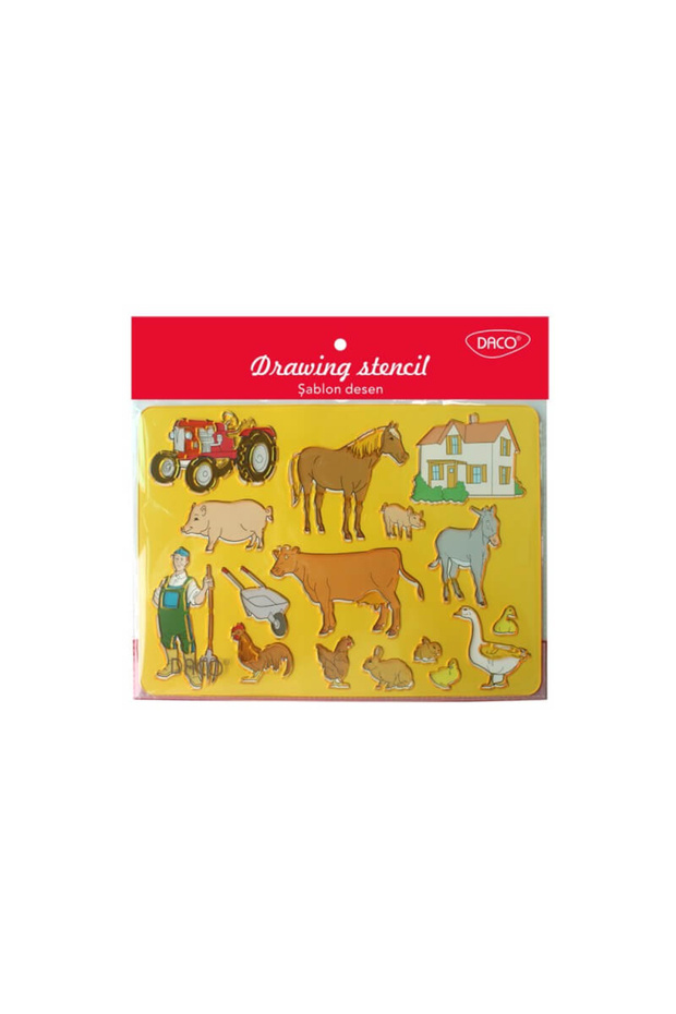 Шаблон за рисуване на ферма - 1