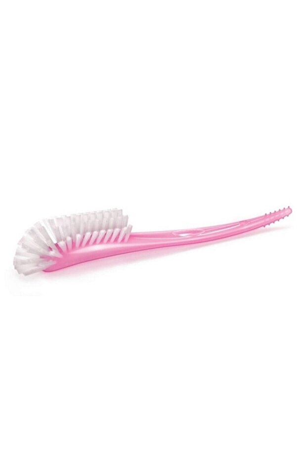 Pink Baby Milk Bottle Brush 360 Degree Pacifier Brush Bottle Glass Cup Washing Cleaning Tool Scrubbe