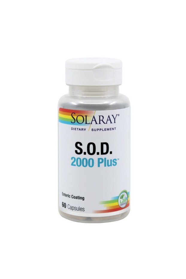 Supliment alimentar SOD 2000 Plus Solaray, 60 capsule