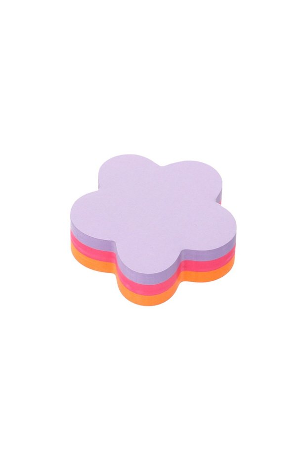 Cub notes adeziv 70 x 70 mm forme, Post-it, Floare