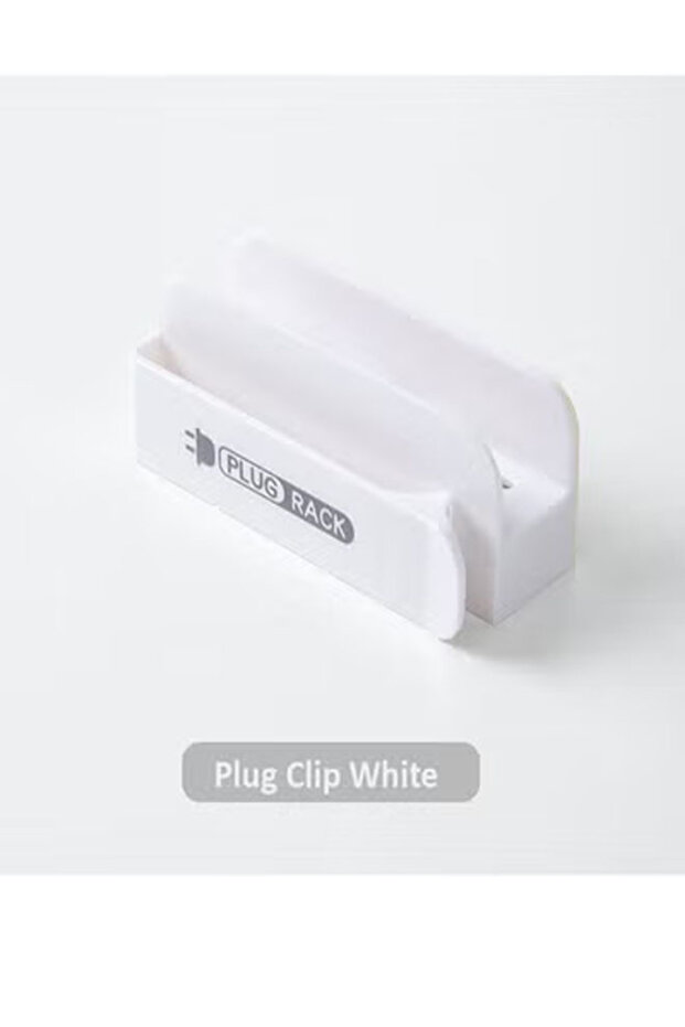 Cordable Power Plug Mobile Phone Holder White