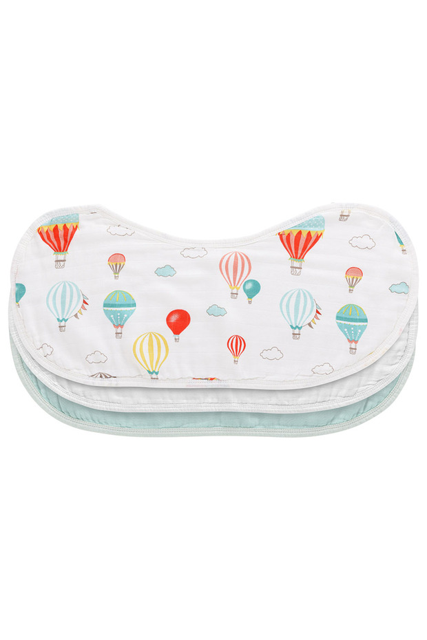 Burp & Bib Cloth - Pack of 3 - Balloons