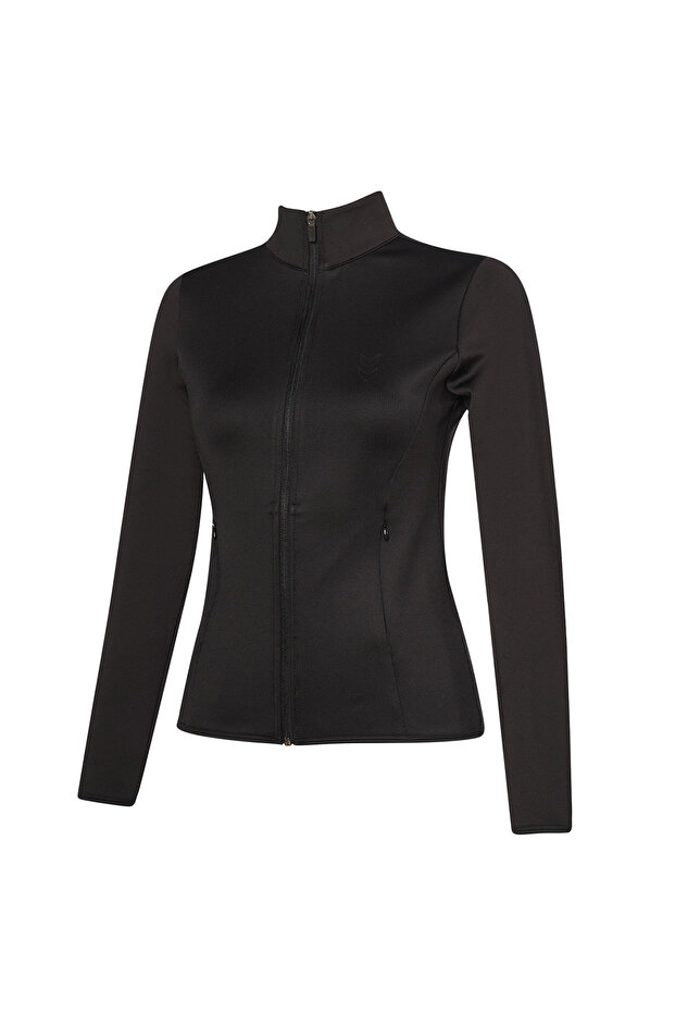 Bolton Women's Black Stand Collar Jacket