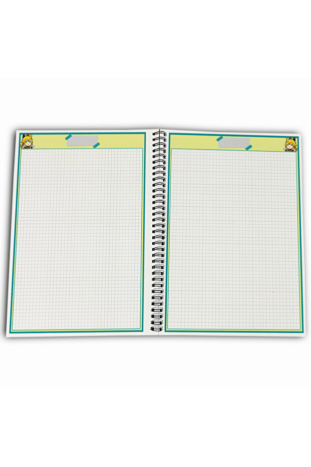 Genshin Impact Kirara Checkered A4 School Notebook 72 Sheets Model 3 - 4