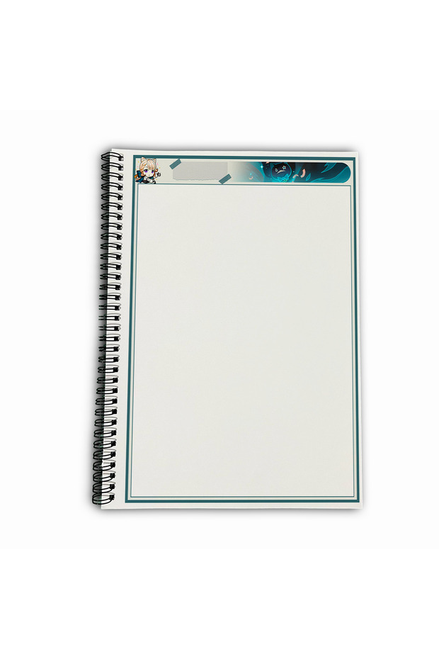Genshin Impact Lynette Unlined A4 School Notebook 72 Sheets Model 3 - 5