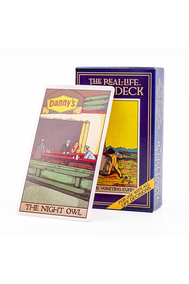 TK36K The Real Life Tarot Deck 78 PCS 10.3*6CM English Version Oracles Deck for Girls Hot Selling Fa