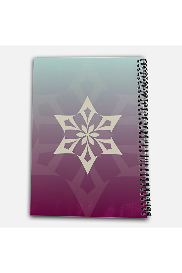 Genshin Impact Rosaria Unlined A4 School Notebook 72 Sheets Model 1 - 3