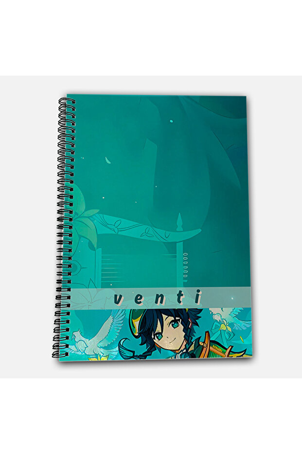 Genshin Impact Venti Checkered A4 School Notebook 72 Sheets Model 3 - 2